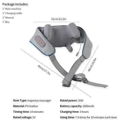 Musclarity™ Electric Neck and Back Massager