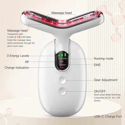 Musclarity™ Face Neck Lifting Machine Anti Aging Facial Massager