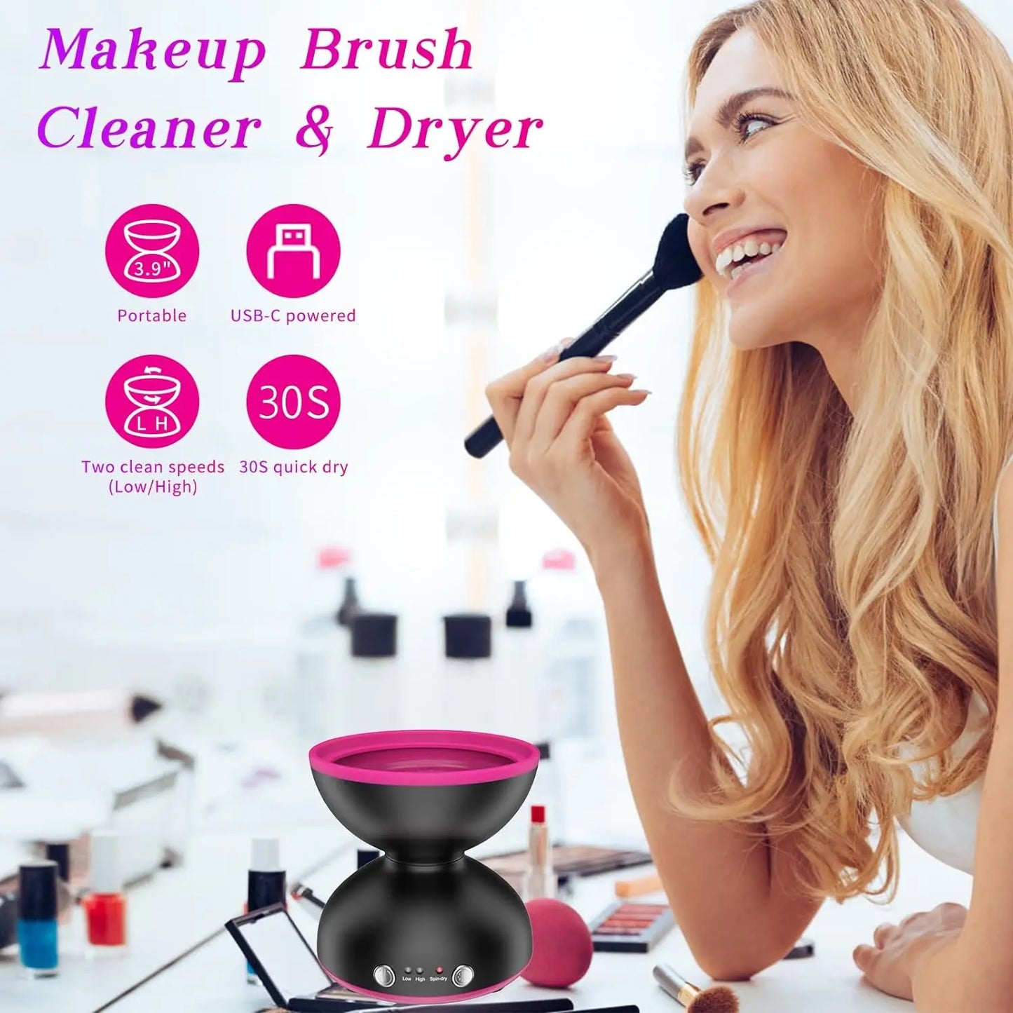 Musclarity™ Makeup Brush Cleaner Machine